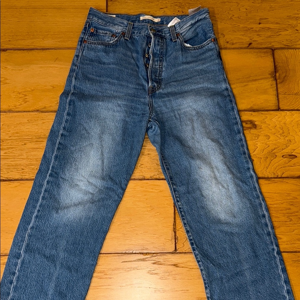 Levi's ribcage straight ankle